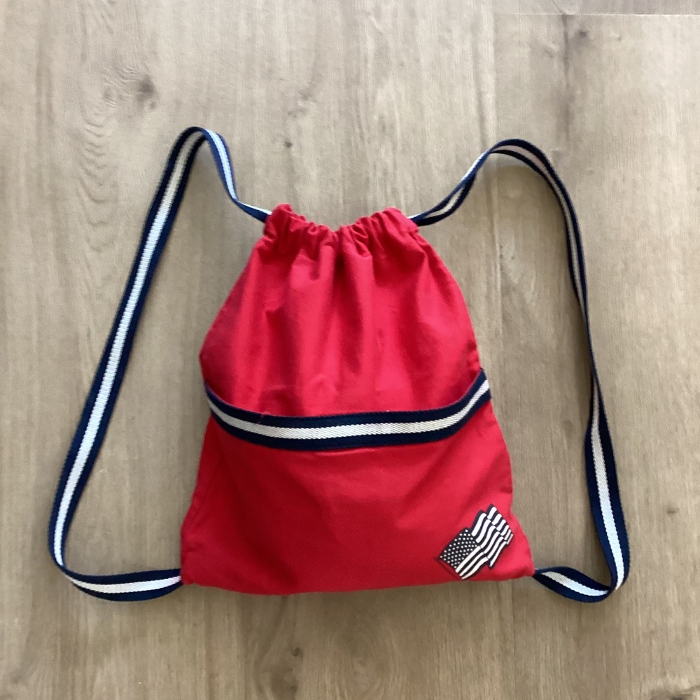 RED WHITE AND BLUE KIDS BACKPACK
